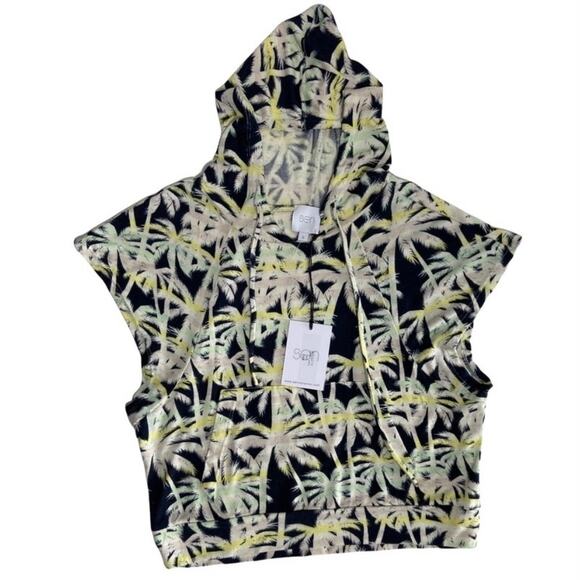 SEN Collection Kiko Palm Beach Top with Cap Sleeve Size S - Picture 7 of 9